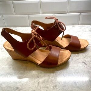 BOC Comfort Wedge Tie-up Sandals
